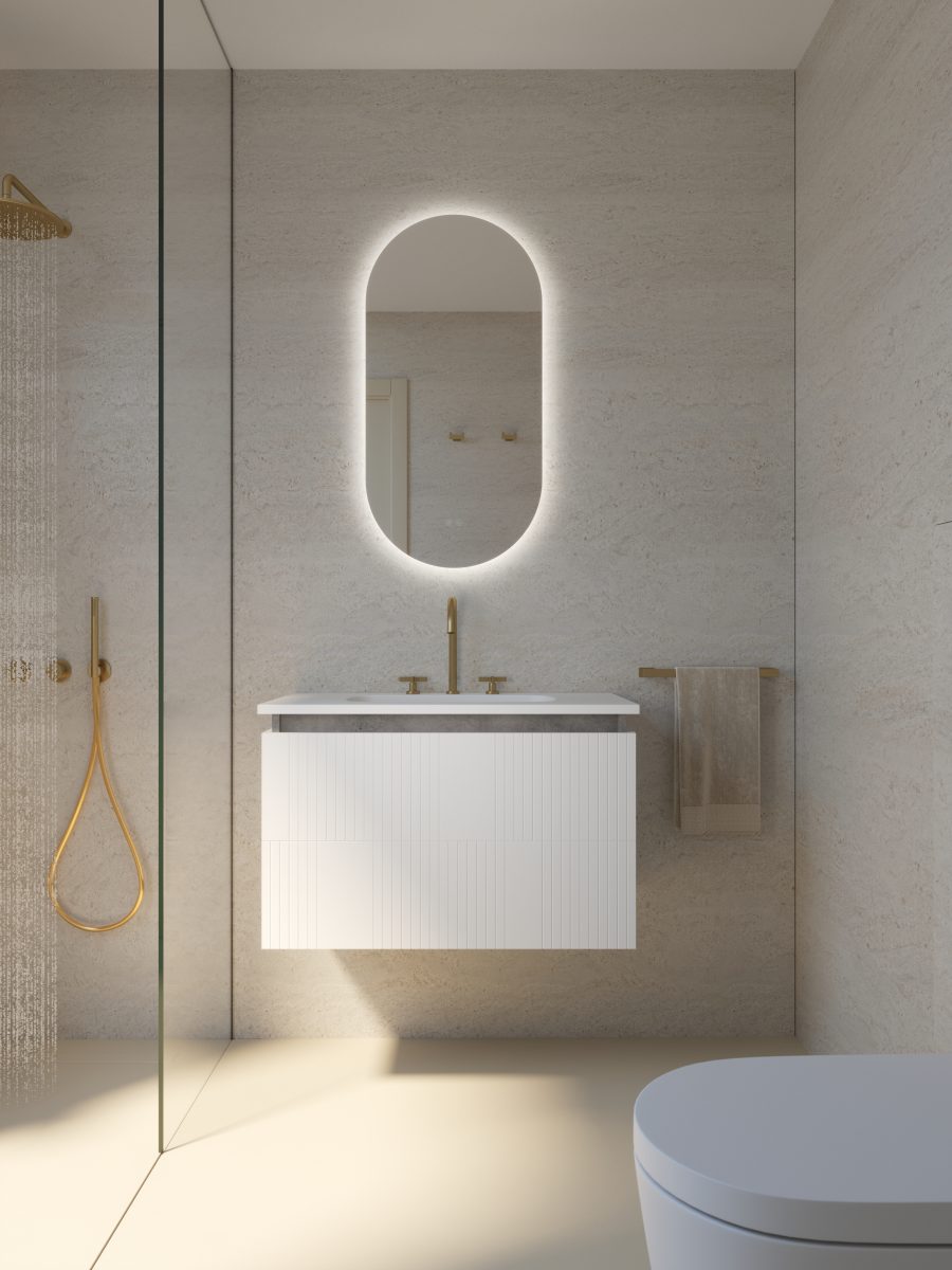 Visualización Render 3D Baño
